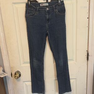 Levi's Women's Dark Blue Straight Leg Jeans